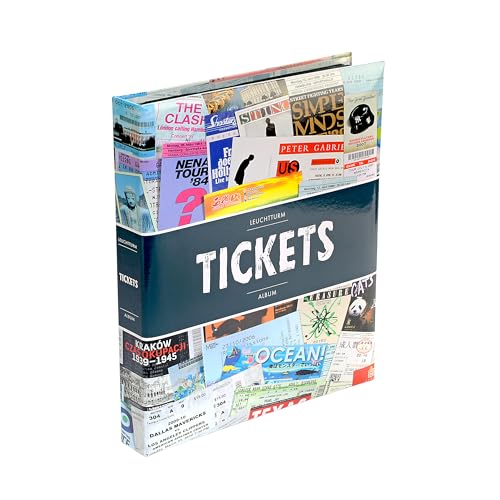 Leuchtturm 357971 Álbum de entradas - Álbum para 156 entradas, entradas de conciertos y tickets