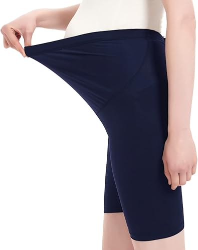 Miniatura 6 de Harssidanzar Pantalones cortos de maternidad para mujer, cómodos, para entrenamiento, yoga, embarazo, pantalones cortos de verano SL101US