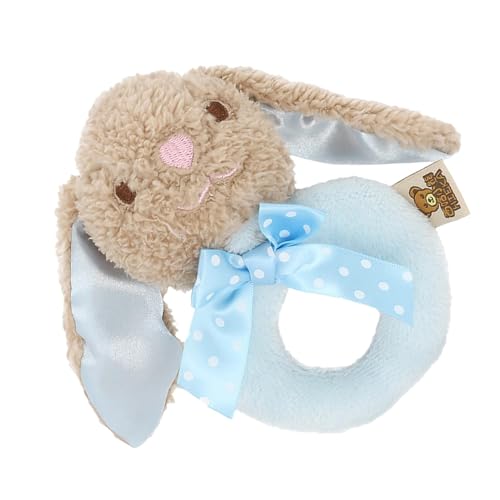 ウサギのぬいぐるみガラガラ,ウサギのぬいぐるみガラガラ | おもちゃぬいぐるみ ガラガラシェイカー,愛らしいクリエイティブな手作りのソフト感覚リングガラガラおもちゃ幼児、子供、子供用