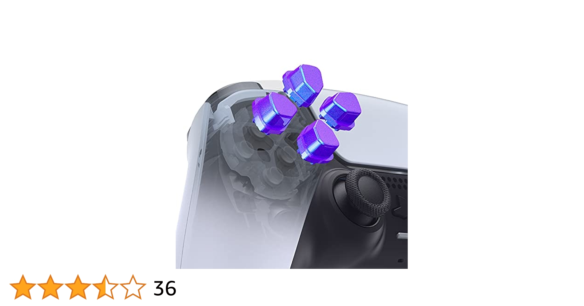 Amazon.co.jp: eXtremeRate ps5コントローラーに対応用人間工学