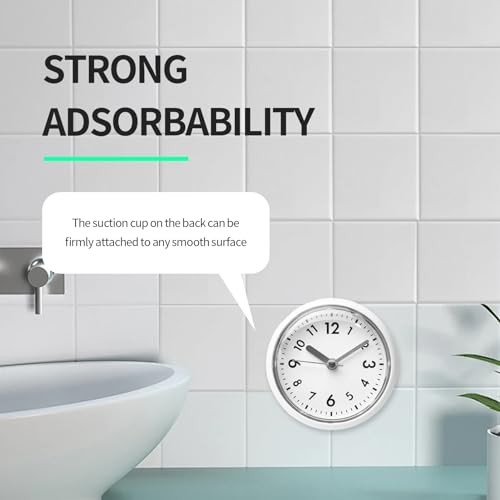 Ymkupe 343253 Waterproof Bathroom Mini Shower Clock thumb #5