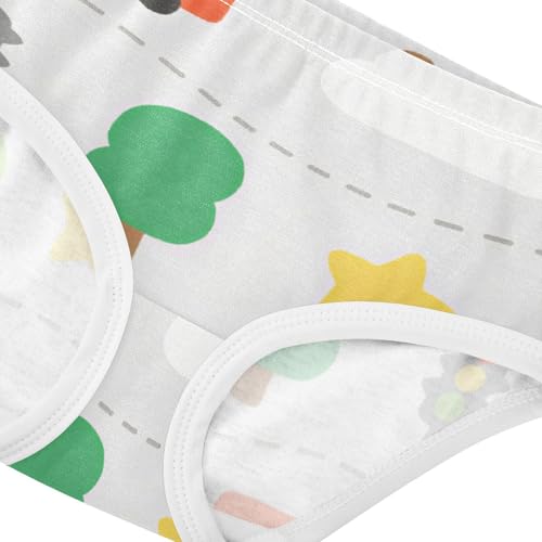 GuoChe Briefs Breathable Panties Toddler Cotton Underwear for Toddler Girls in Sizes 2T,3T, 4T, 5T, 6Y and 8Y4