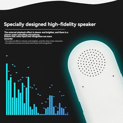 Traducteur de langage vocal instantané 40 langues bluetooth blanc bidirectionnel - 6
