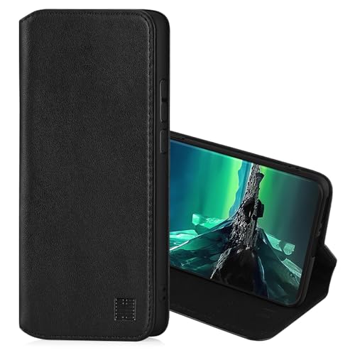 32nd Classic Series 2.0, Real Leather Book Wallet Flip Case Cover For Motorola Edge 40 Neo, With RFID Blocking Card Slot