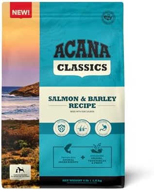 ACANA Classics Dry Dog Food Salmon and Barley Recipe 4lb Bag