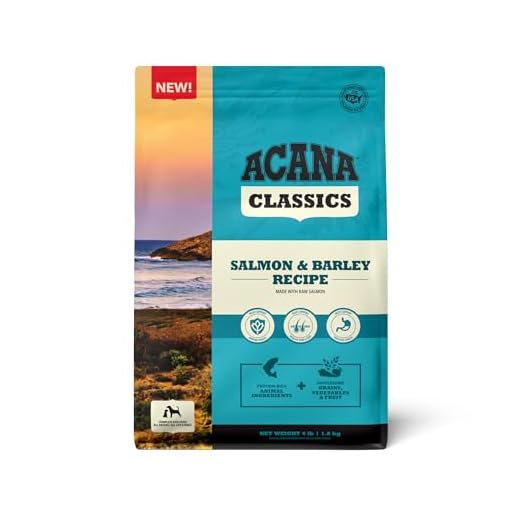 ACANA Classics Dry Dog Food Salmon and Barley Recipe 4lb Bag