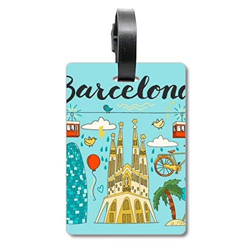 Étiquette valise Barcelona Sagrada Familia accessoire bagage cabine croisière