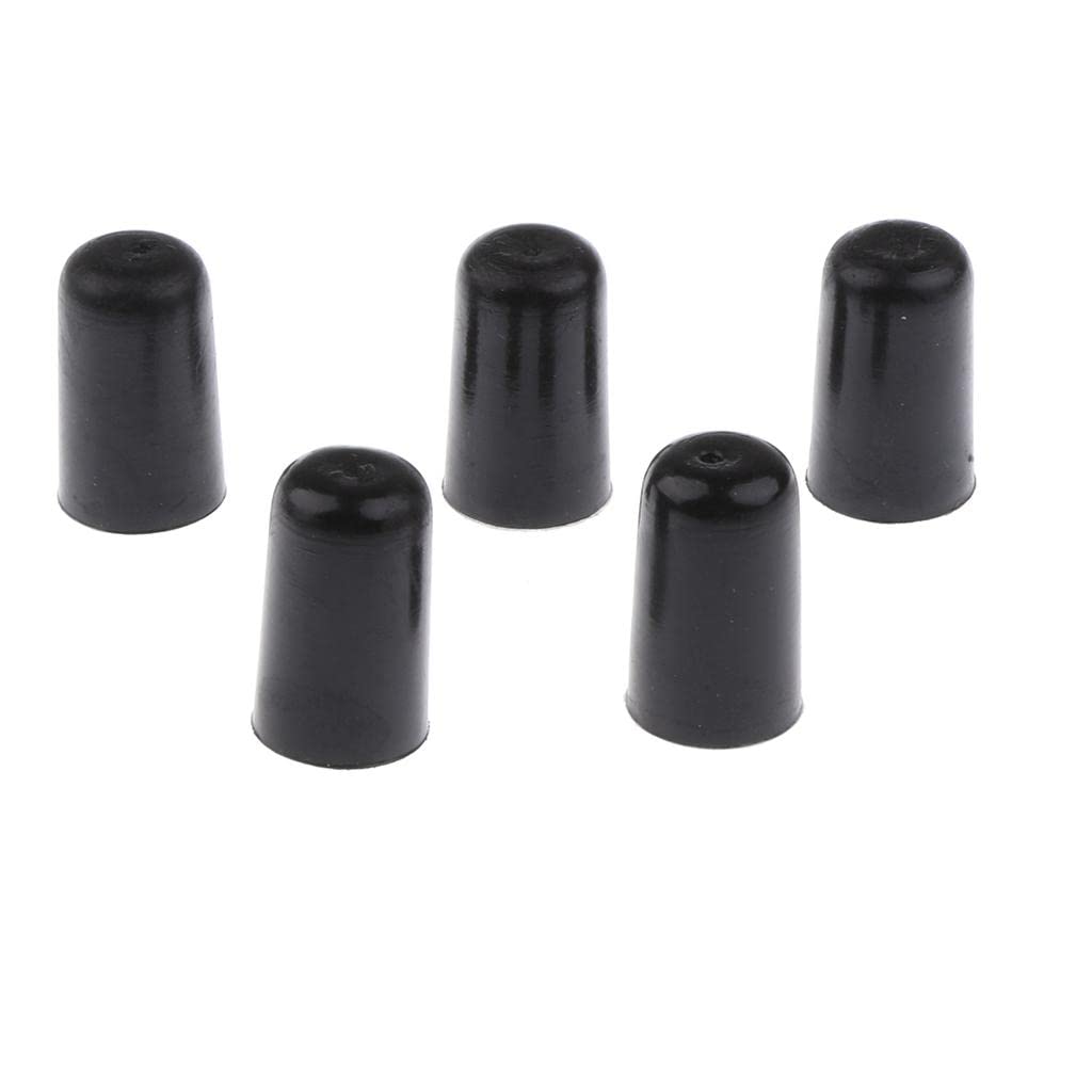 Club Bollywood®5 Pieces Black Rubber Endpin Tips Protector Non-Slip Mats for Cello| String | Parts & Accessories |5 Pieces Cello Endpin Tip Caps-image-40