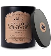 Manly Indulgence 5 O'Clock Shadow Scented Candle for Men 16.5 oz | 2 Wick & 2X Intense Fragrance ...