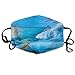 Produktbild shifeiwanglu Unisex Mundmaske,Pollution Mask Turtle Dolphin Print Reusable Washable Earloop Face Mouth Mask for Men Women