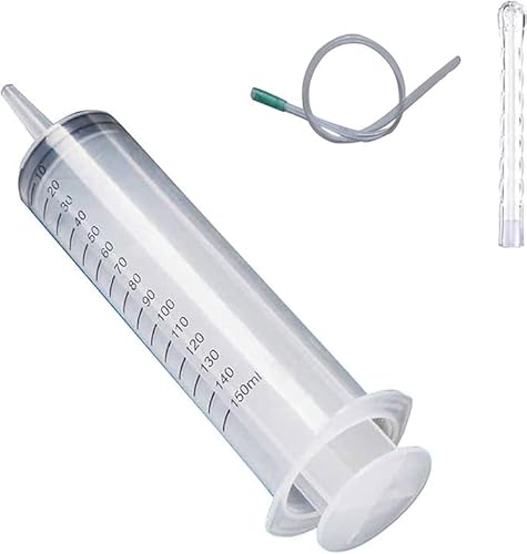 浣腸 浣腸器 アナル洗浄 膣 膣 多用途洗浄 給水 給餌 注入 男女兼用 ノズル１本とチューブ１本付き 150mlのサムネイル