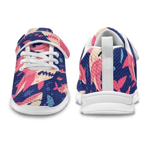 Boys Girls Single Buckle Sneakers,Lightweight Spring Outdoor Sports Shoes,Children Anti-Skid Mesh Cycling Sneaker2