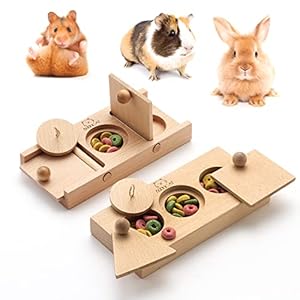 Enrichment Foraging Toys,Puzzle Toys for Small Animals,Small pet Interactive Mental,Hide Treats Puzzle Game Hamster,Rabbit,Bunny,Rat,Guinea Pig,Chinchilla,Consume Energy and Relieve Boredom