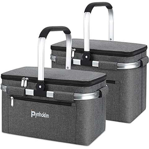 Pynhoklm® Insulated Shopping Basket Set Cover