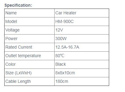 GOZAR 12V 200W Auto Heizung Fan Demister Defroster Warmluftgebläse