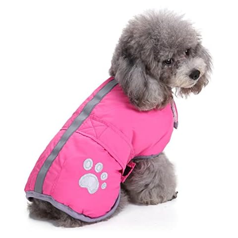 Cold Winter Dog Pet Coat Jacket Vest Dog Reflective Coat Warm Outfit Clothes for S/M/L Size Dogs Cover