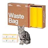 Furrytail Cat Litter Box Liners, Thickened Waste Bags, 80 Count