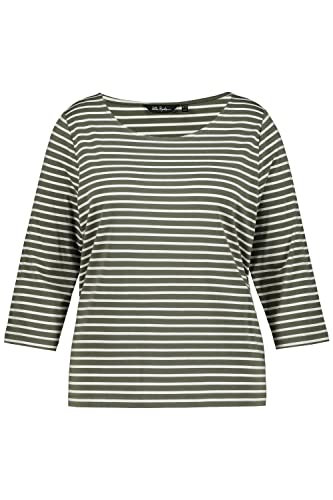 ULLA POPKEN Shirt, Ringel, Classic, Rundhals