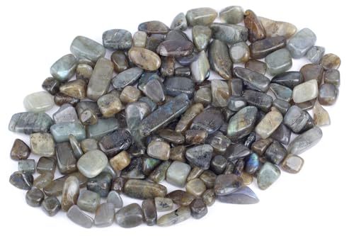 Image of ZenQ 1 lb Crystal Chips, Tumbled Stone Chips for Crafts | Polished, Undrilled Gemstones for Resin Art, Vase Filler, Plant Decor, Candle Making, and DIY Projects