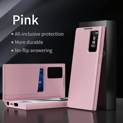 Coque pour Galaxy A57 Smart View Flip Case étui de protection antichoc stand - 5