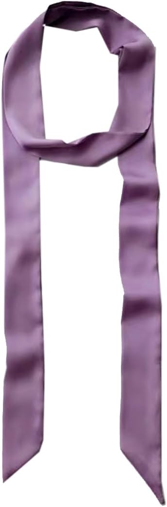 Skinny Scarf Colorful Long Neckerchief Handbag Wrap Handle Belt
