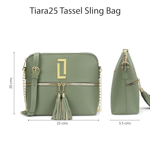 Image of Lavie Luxe Women's Tiara Crossbody Sling Bag | Ladies Purse Handbag | Gift for Women