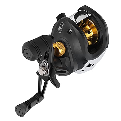 Different Gift 7.2:1 High Speed Baitcasting Reel, Light and Strong Water Drop Wheel for Speed Gear Ratio Fishing Coil(Right hand)