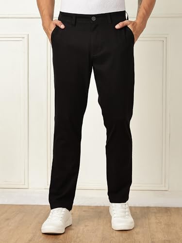 Image of Thomas Scott Men's | Solid | Regular Fit | Premiun Cotton | 4 Pocket | Formal wear Trouser | Casual Chino | Pants for Men