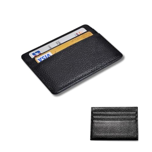 Carteira Slim, Porta Cartão e CNH, Couro, Múltiplos Compartimentos PREMIUM (Preto)