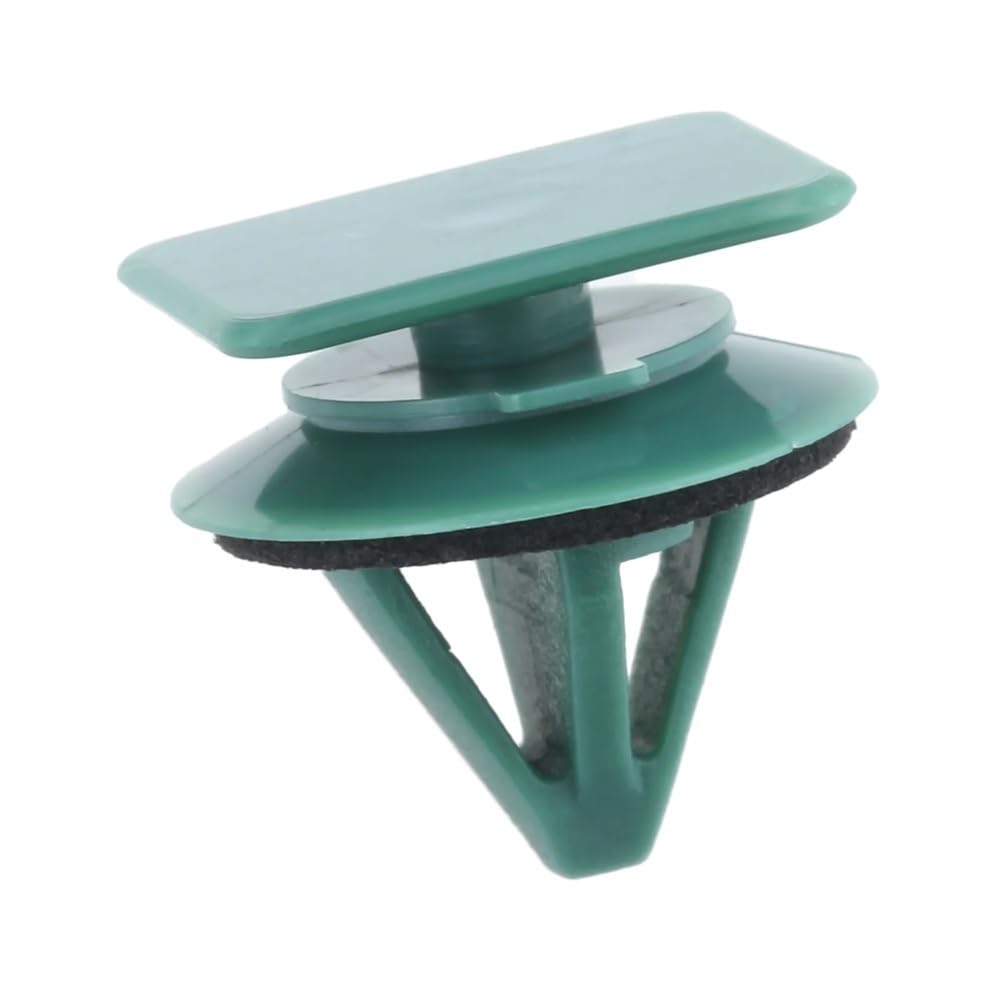 GLBMLMTHZP 10Pcs Green Side Skirt Moulding Clips D10E51SJ3 Fit For Mazda CX-3 MX-5 Clip Rocker Panel Sill Fastener Auto Plastic