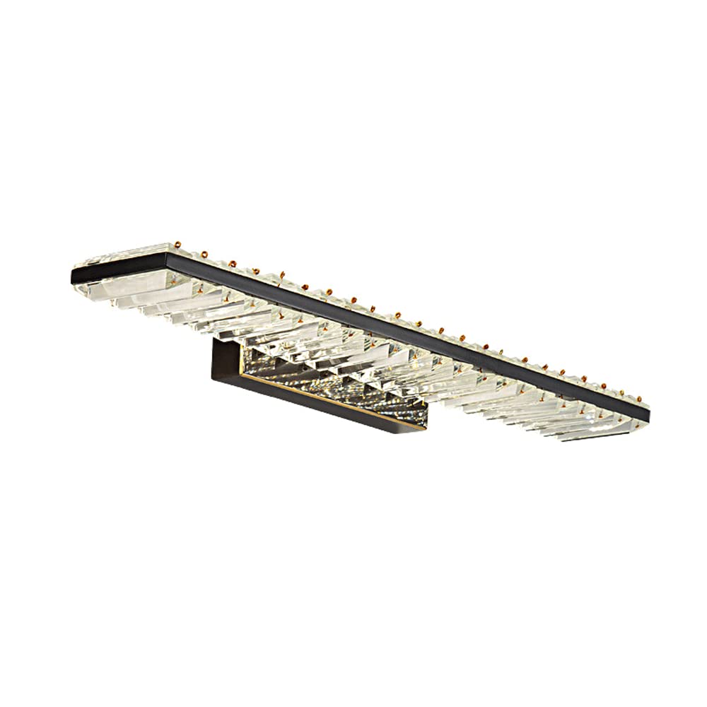 Luci da Toeletta in Cristallo, Apparecchi di Illuminazione per Il Lavabo del Bagno sopra Lo Specchio, Apparecchi di Illuminazione da Parete Moderni A LED Realizzati per F,Dark-50cm