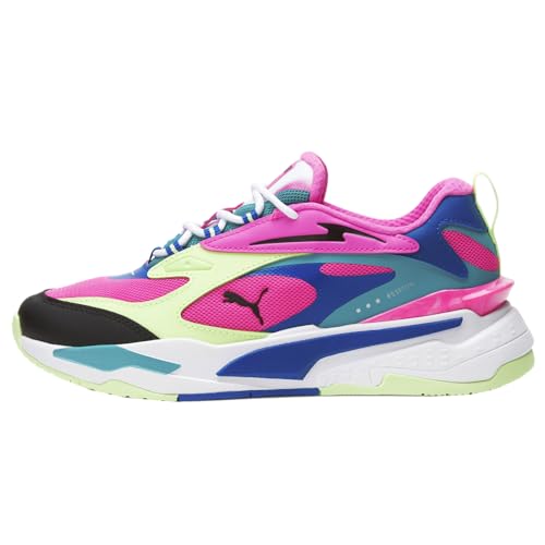 PUMA Womens Rs-Fast Marble Lace Up Sneakers Shoes Casual - Blue, Pink3