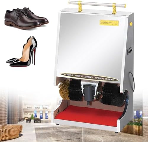 Automatic Shoe Polisher Machine - Electric Boot Shining Device with Induction Technology, Perfect for Home, Office & Hotel Use - Professional Shoe Cleaning & Polishing Station
