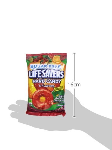 Life Savers 5 Flavors Sugarfree Hard Candy Bag, 2.75 Ounce (Pack of 1)