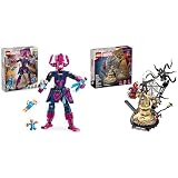 LEGO Marvel. Cuatro Fantásticos vs Galactus 76316 con Mole, Mujer Invisible y Antorcha + Spider-Man vs Sandman 76334 con Venom 9+ años