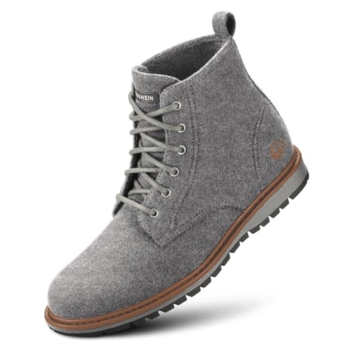 Giesswein Wool Craft Boot Men – Klassischer Schnürstiefel für Herren,...