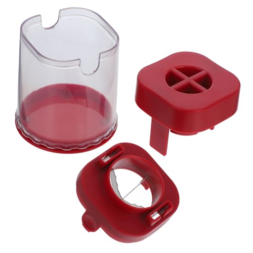 Mikinona Stainless Steel Fruit Vegetable Slicer Push Plate Strawberry Remover Quick Multifunctional Kitchen Tool