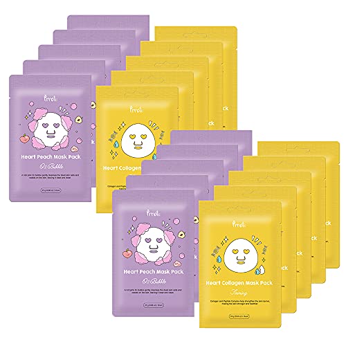 (Pack of 10) PRRETI Dual Mask Sheets (O2 Bubble,Firming), Korean beauty/Bubble Mask/Cleansing Foam/Cleanser/Purifying mask/Face Treatment Serum. Made in Korea (20 Sheets - 10 Pairs) (Pack of 10) PRRETI Dual Mask Sheets (O2 Bubble,Firming), Korean beauty/Bubble Mask/Cleansing Foam/Cleanser/Purifying mask/Face Treatment Serum. Made in Korea (20 Sheets - 10 Pairs)