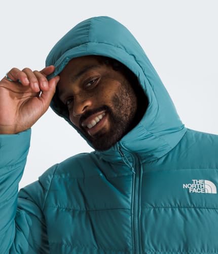 Image of THE NORTH FACE Men's Aconcagua 3 Hooded Jacket | Insulated, Wind & Water Resistant, Attached 3 Piece Hood With Cinch Cord