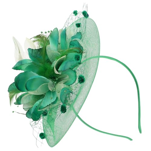 Plumage barrette mariage et voile en maille haute couture