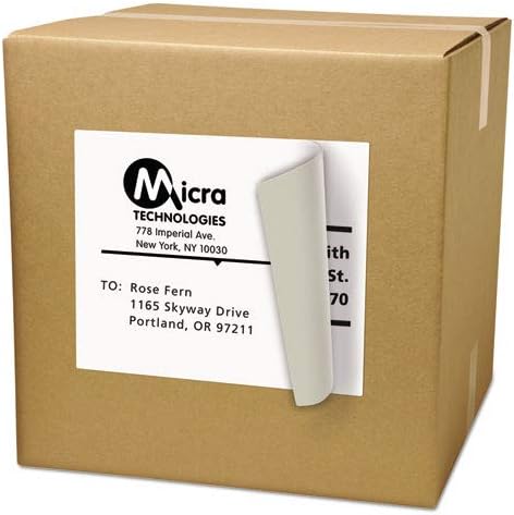 Avery Shipping Address Labels, Laser Printers, 115 Labels, Full Sheet Labels, Permanent Adhesive, TrueBlock (5165)