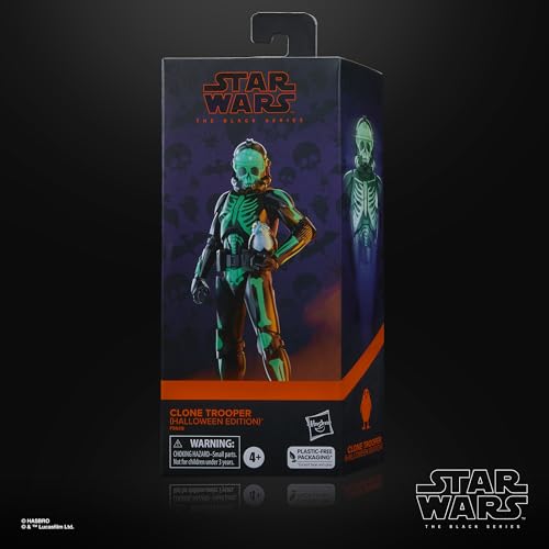 STAR WARS The Black Series Clone Trooper (Halloween Edition) and PORG Toys, 6-Inch-Scale Holiday-Themed Collectible Figures, Ages 4 and Up - Image 3