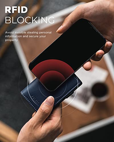 Image of VULKIT Minimalist Card Holder Wallet Pop Up Cards RFID Protection Holds Up to 10 Cards