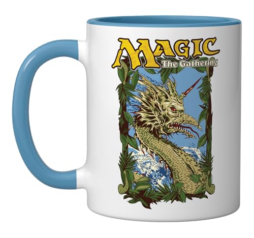Mug Cerámico Magic: The Gathering Mirage Azul/Blanco miniatura 1