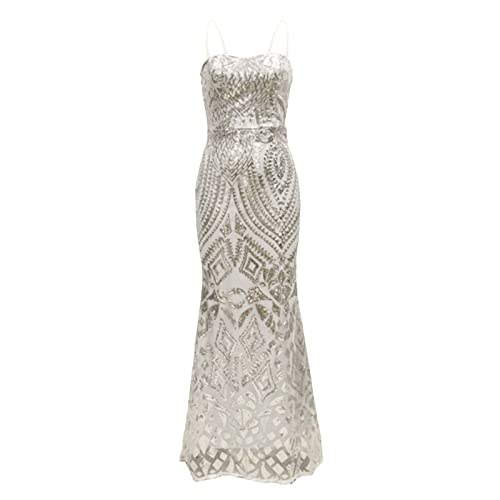 Robe pour femmes à franges et paillettes irrégulières de haute couture - 6