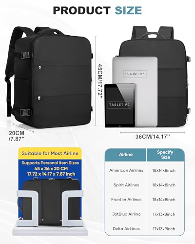 Image of coofay Large Vacuum Backpack Travel with Pump Vacpack Travel Backpack with Vacuum System Compression Backpacks for Travel Easy Vac Pack Carry on Luggage