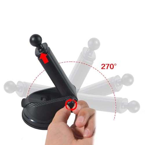 UAYESOK Walkie Talkie Halterung Auto Armaturenbrett, Funkgeräte Halterung KFZ Saugnapf Transformierbare Holster für Motorola Kenwood Baofeng Midland Icom Quansheng Retevis Yaesu CB Handfunkgerät