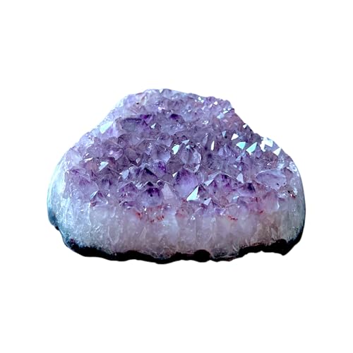Druse d'améthyste de collection authentique 1kg, pièce minérale unique de prestige