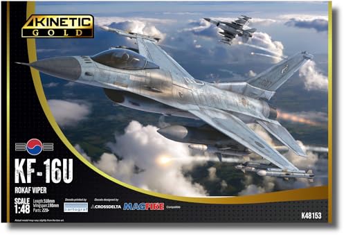 Maquette Kf-16u Rokaf Viper Kinetic 48153 1:48 avion de chasse miniature en kit