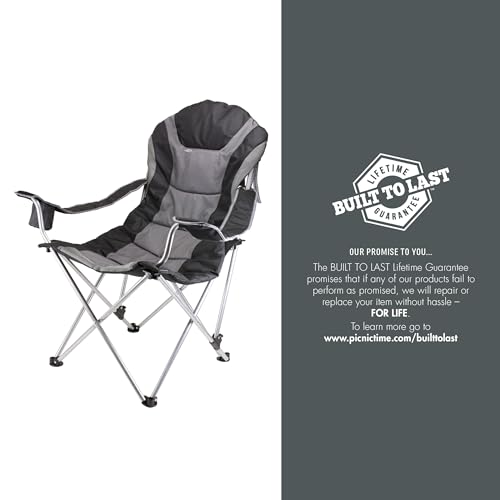 Image of Picnic TIME NFL Unisex-Adult NFL Reclining Camp Chair, Beach Chair for Adults, Sports Chair with Carry Bag